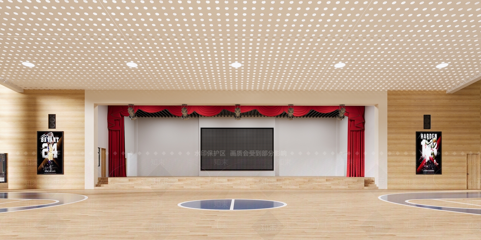 现代篮球体育场3D模型下载【ID:1133568906】