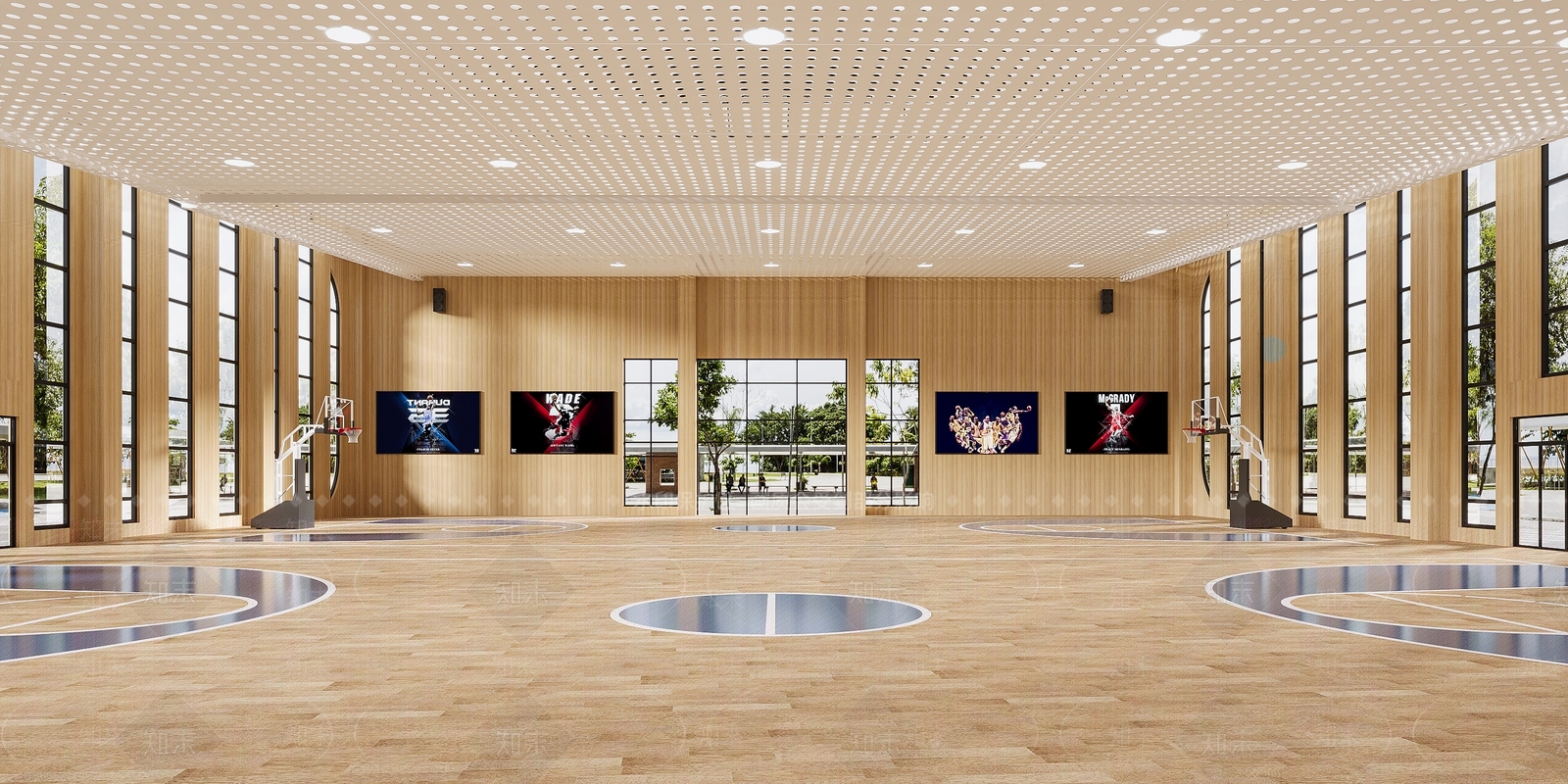 现代篮球体育场3D模型下载【ID:1133568906】