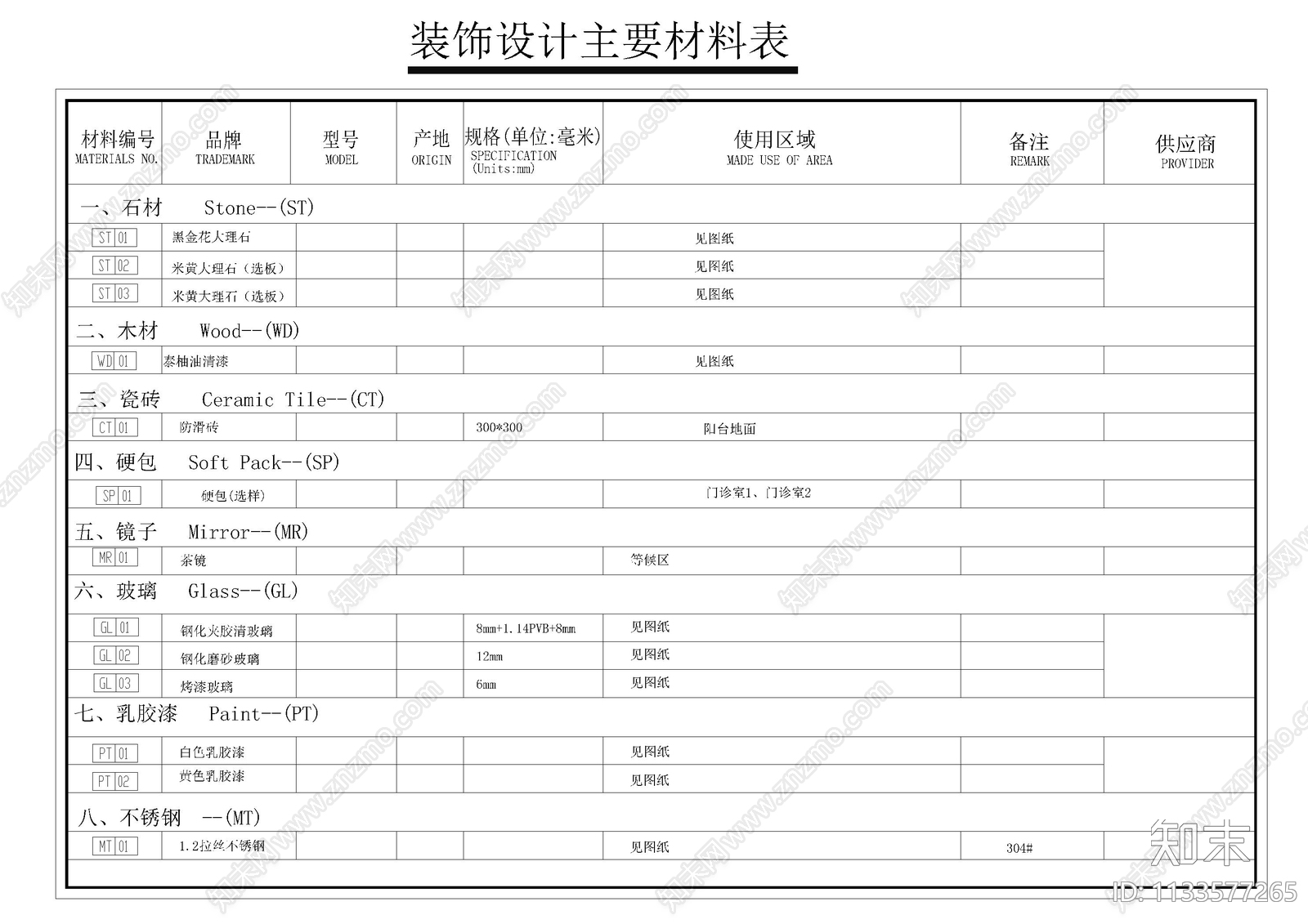 中医院封面目录及设计说明cad施工图下载【ID:1133577265】