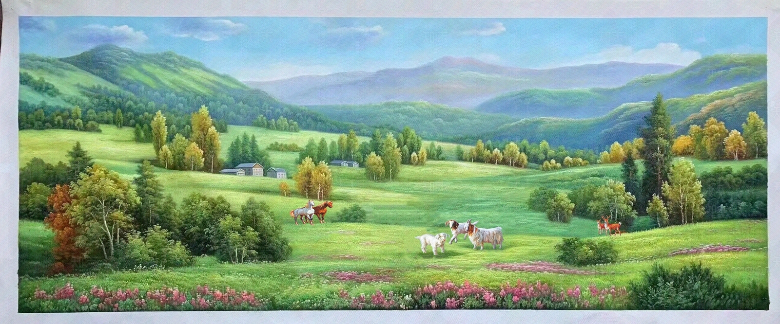 现代风景画装饰画贴图下载【ID:1133579461】