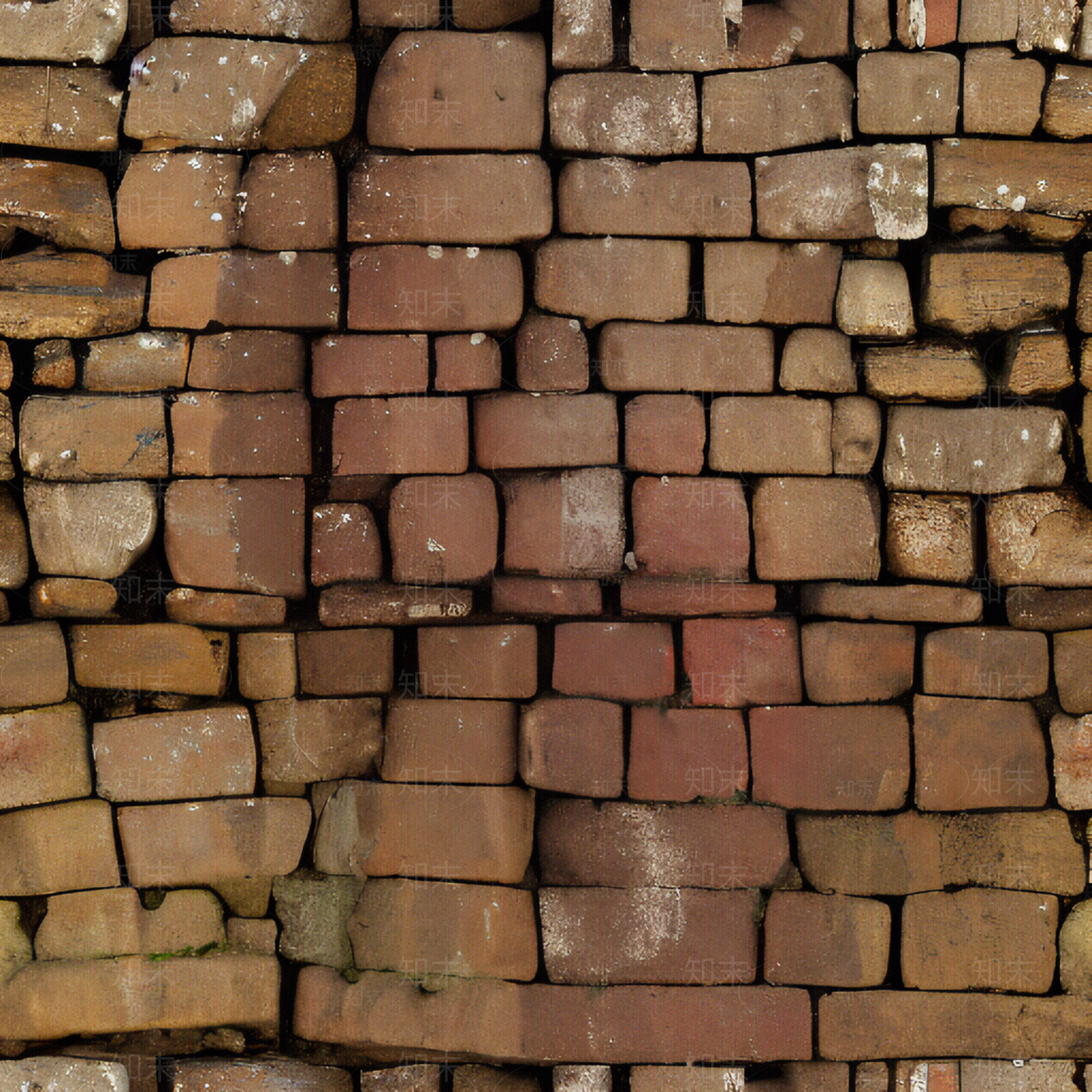 东南亚庙宇古砖墙贴图下载【ID:1133580912】