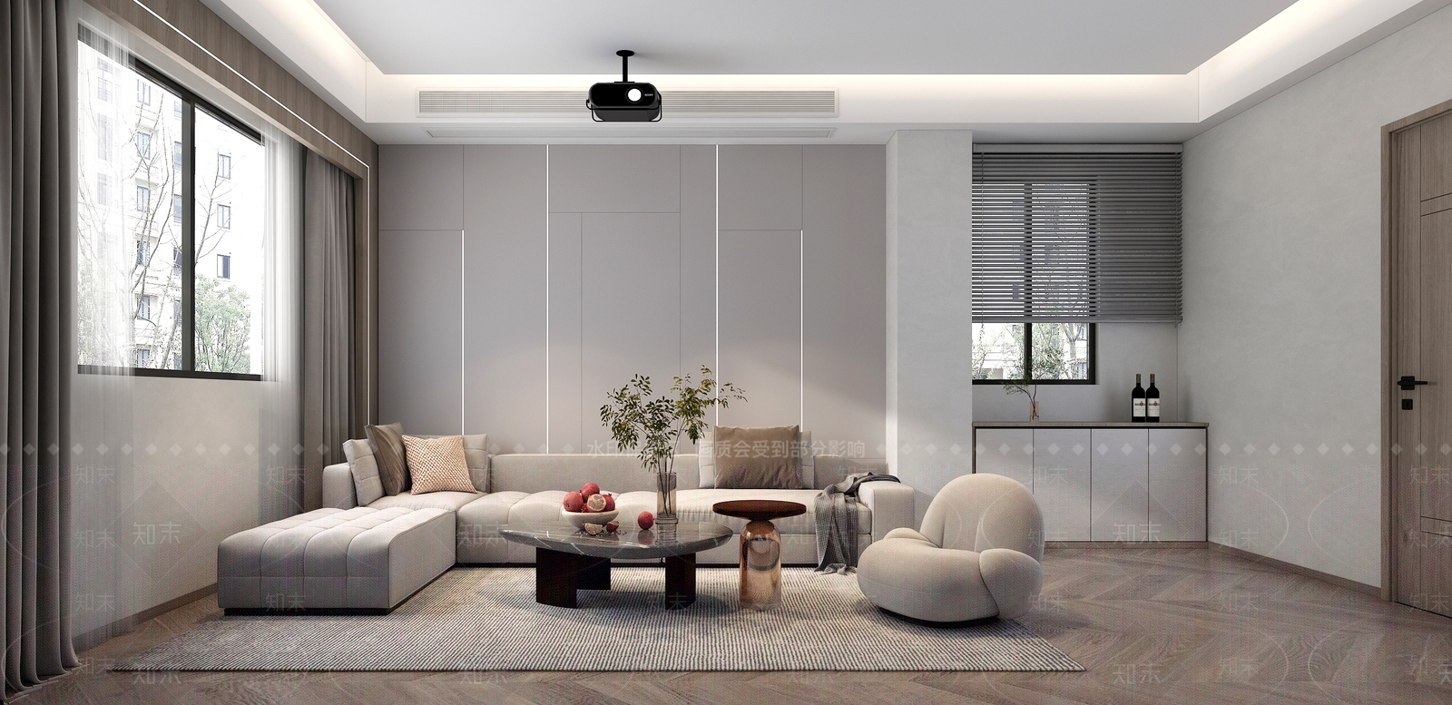 现代家居影音室3D模型下载【ID:1133593114】