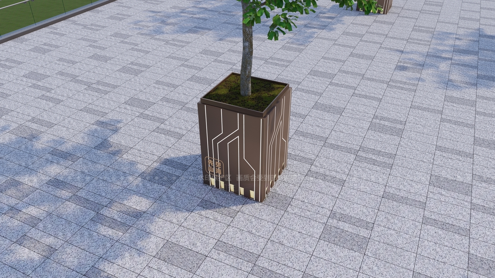 现代花草移动树池SU模型下载【ID:1133604941】