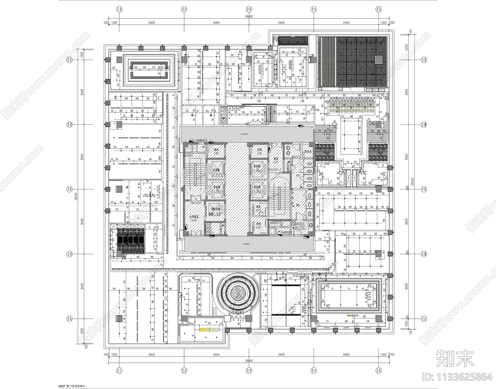 办公空间cad施工图下载【ID:1133625864】