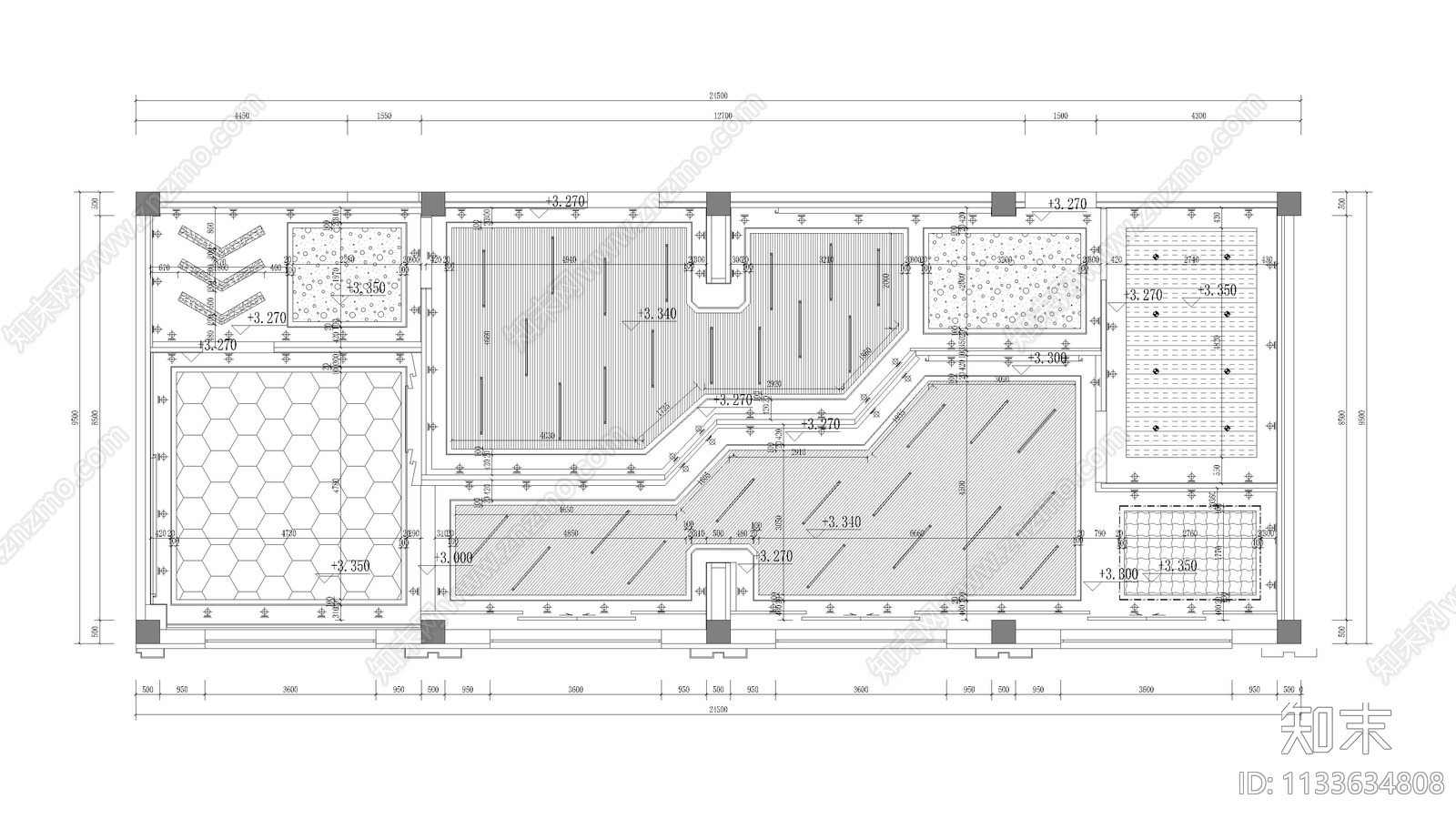 党建中心效果cad施工图下载【ID:1133634808】