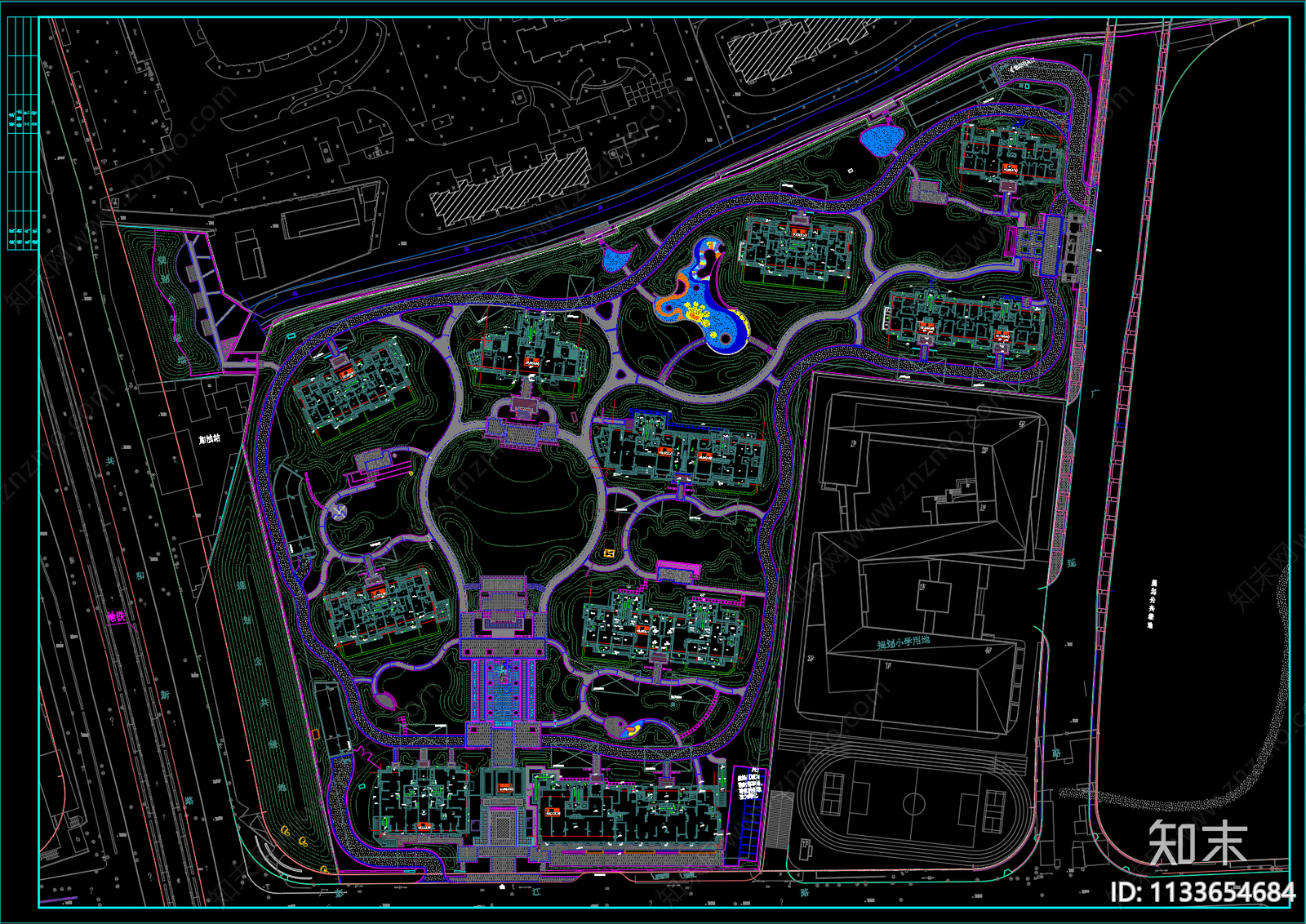 上海方兴西区金茂府全套住宅大区施工图下载【ID:1133654684】