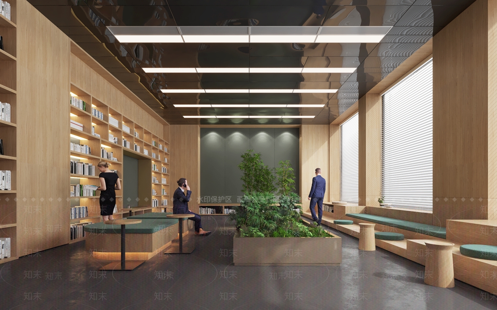现代书店3D模型下载【ID:1133668341】