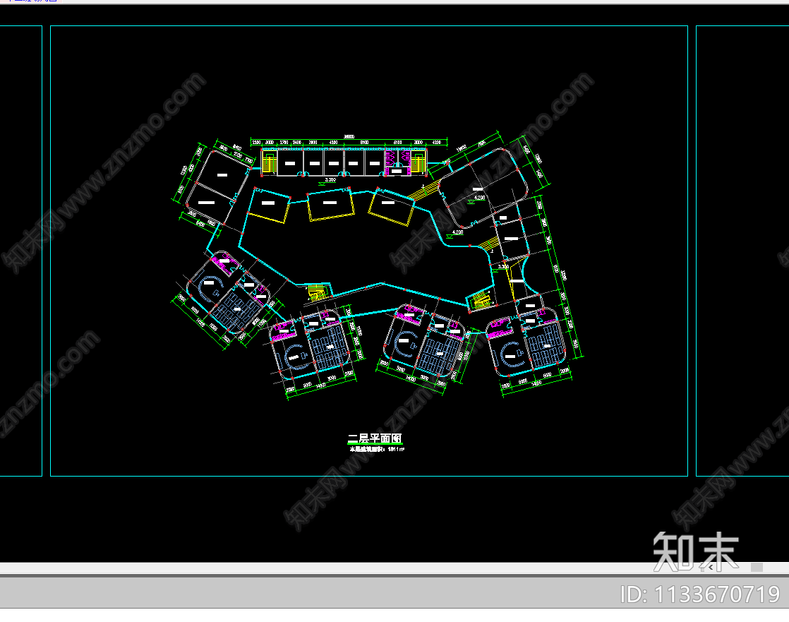 十二班幼儿园cad施工图下载【ID:1133670719】