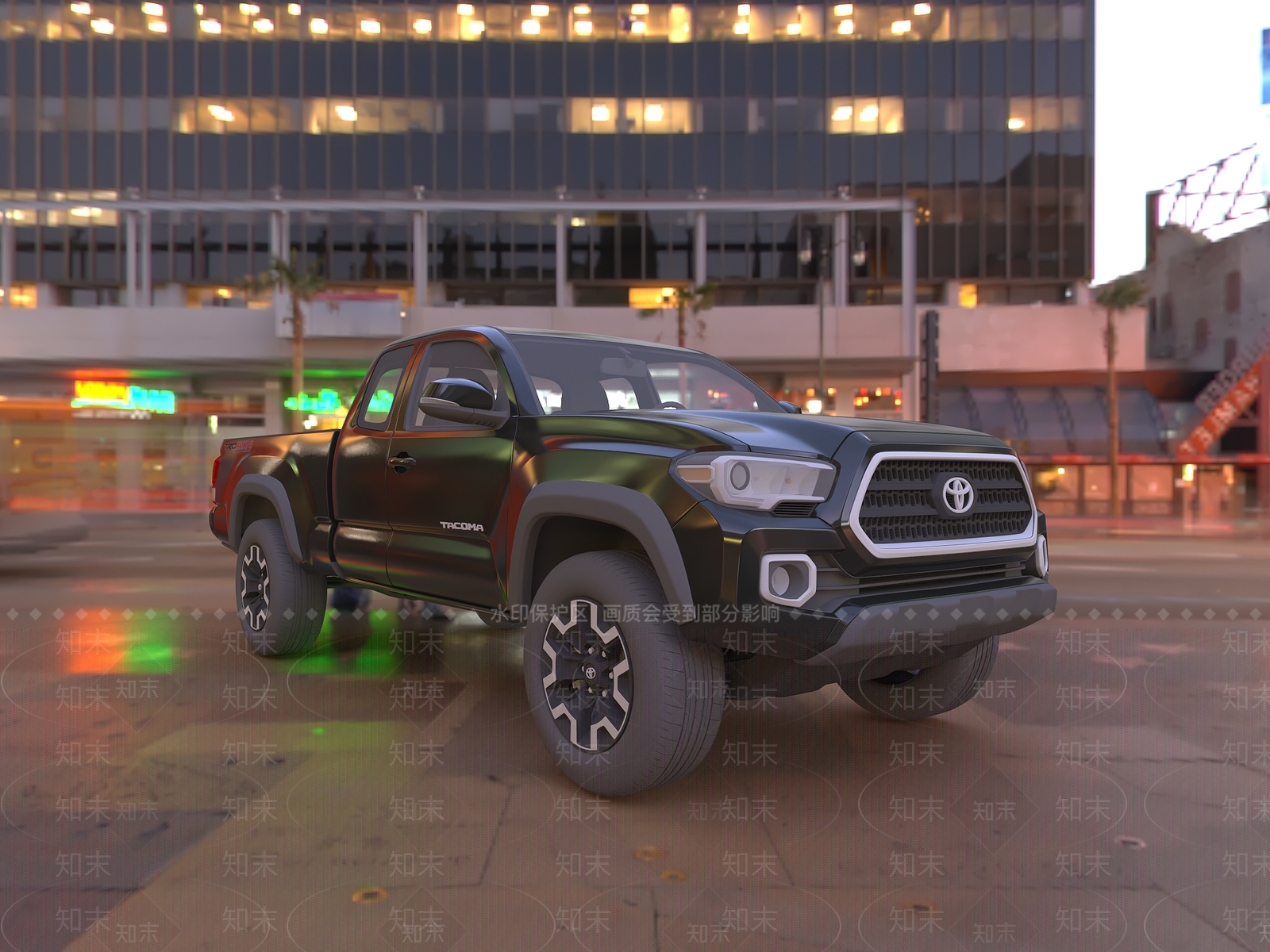 皮卡汽车3D模型下载【ID:1133689592】