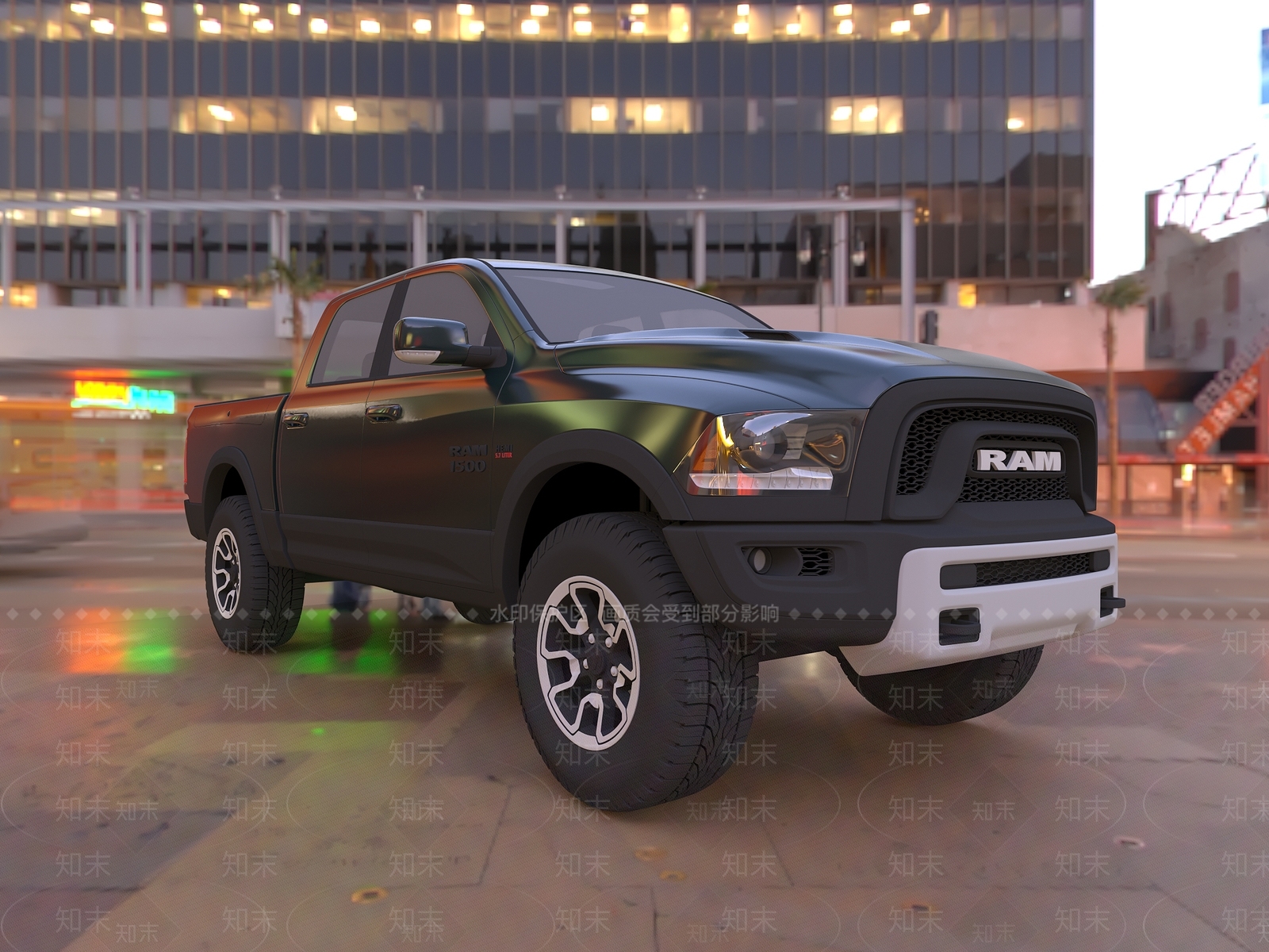 皮卡汽车3D模型下载【ID:1133689538】