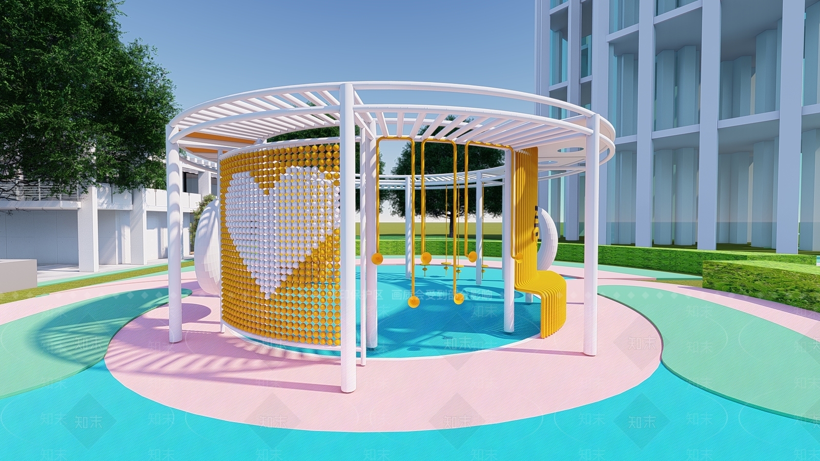 儿童器材3D模型下载【ID:1133702445】