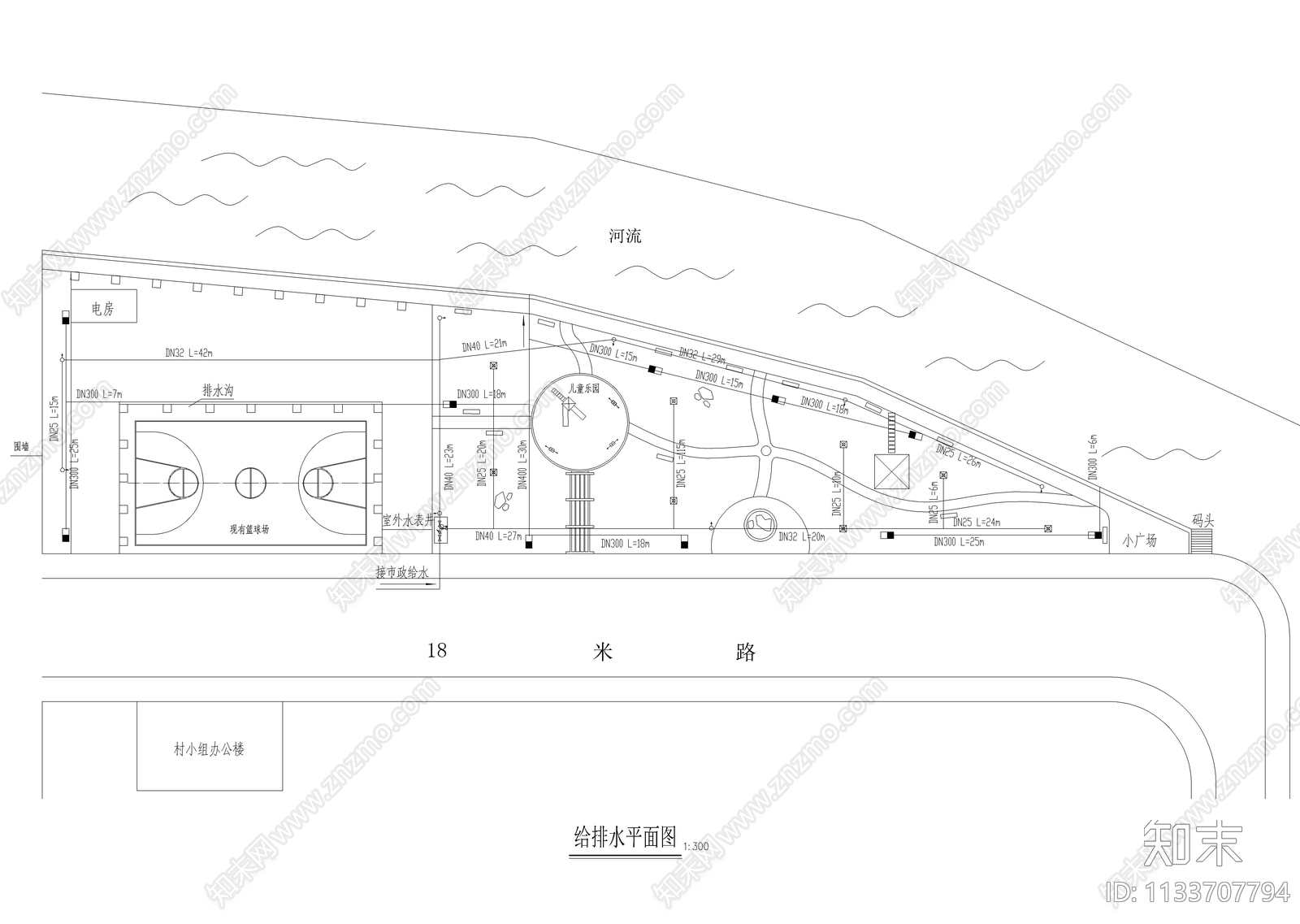 儿童乐园口袋公园设计图cad施工图下载【ID:1133707794】
