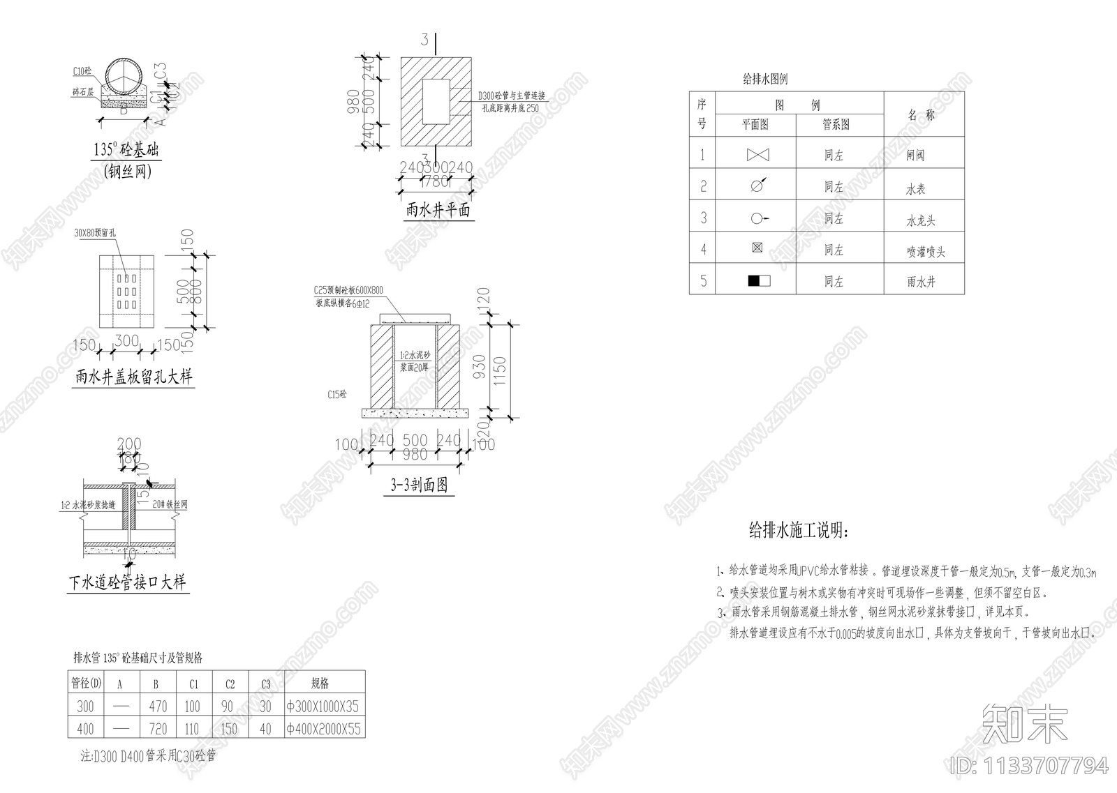 儿童乐园口袋公园设计图cad施工图下载【ID:1133707794】