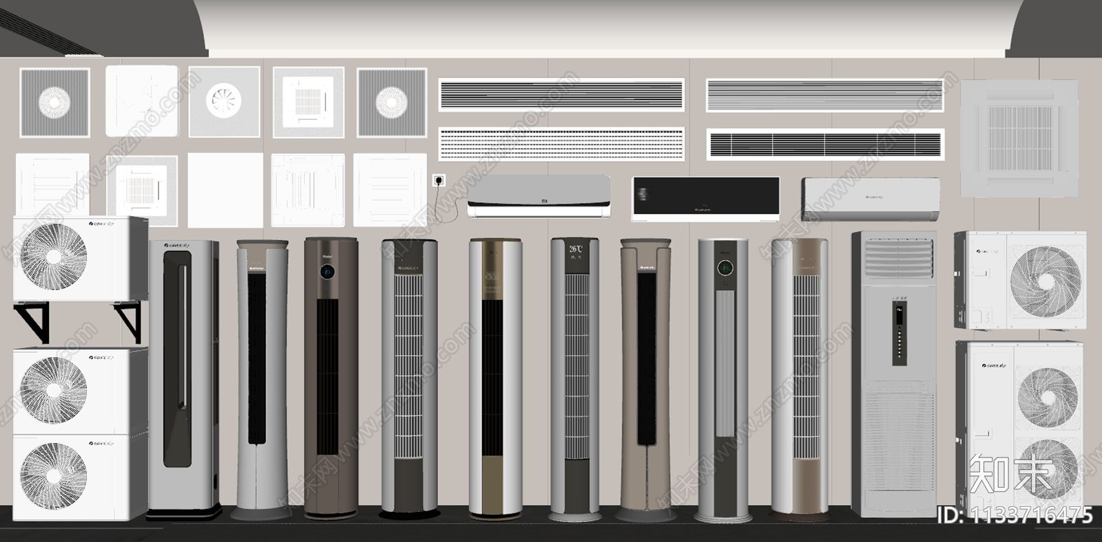 空调SU模型下载【ID:1133716475】