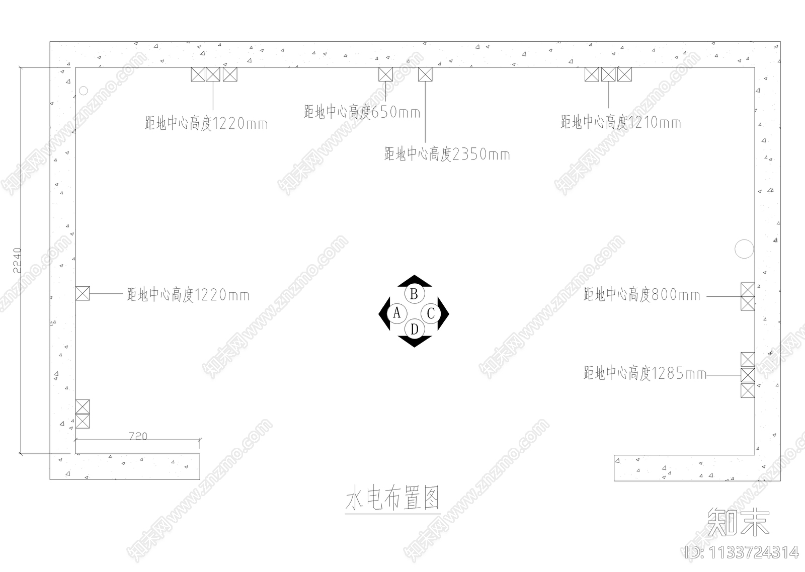 欧式橱柜详图cad施工图下载【ID:1133724314】