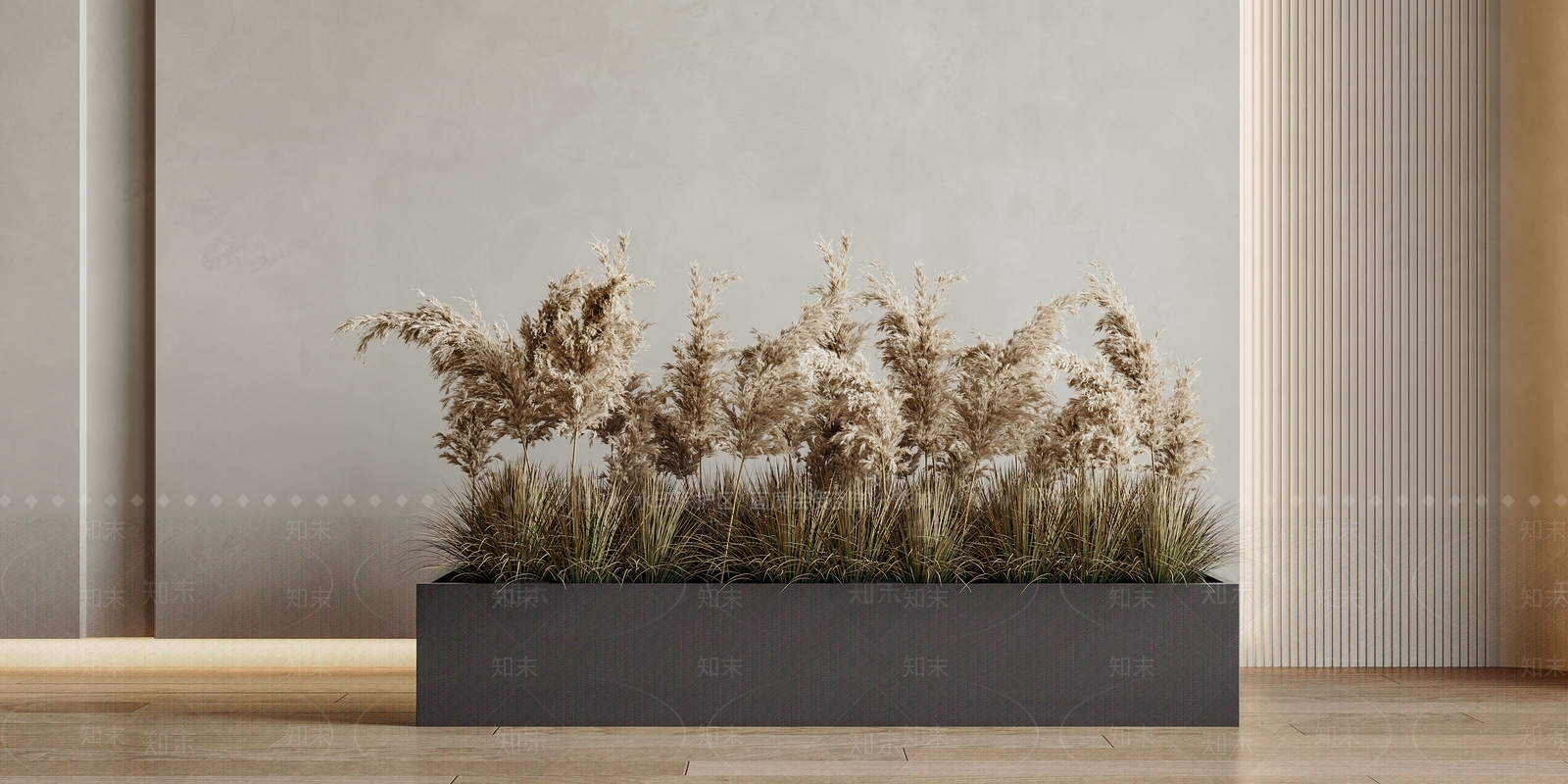 花坛芦苇干草堆SU模型下载【ID:1133726457】