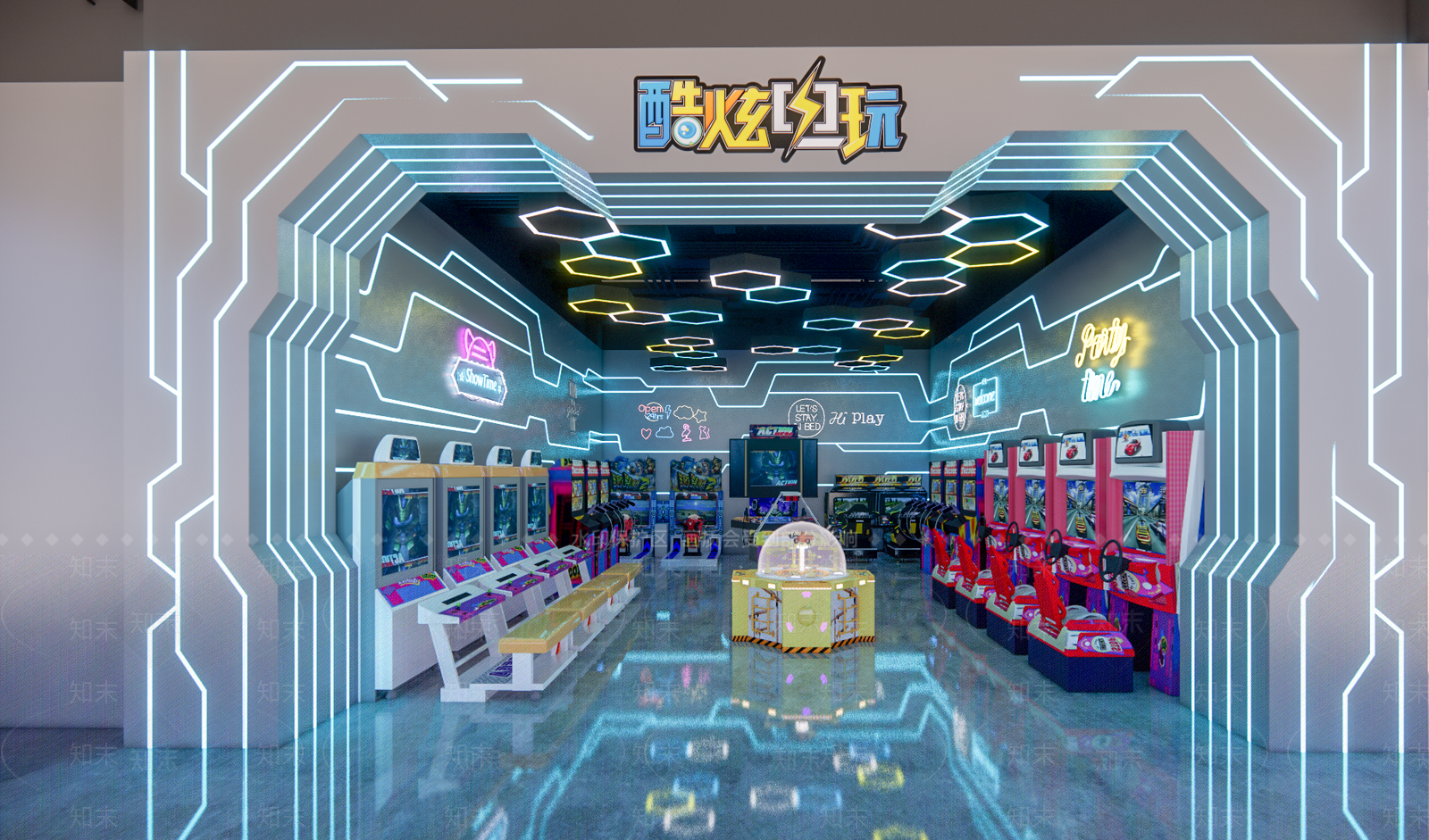 现代娱乐城SU模型下载【ID:1133730716】