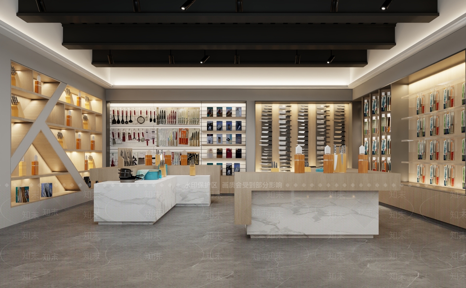 现代刀具商店3D模型下载【ID:1133735930】