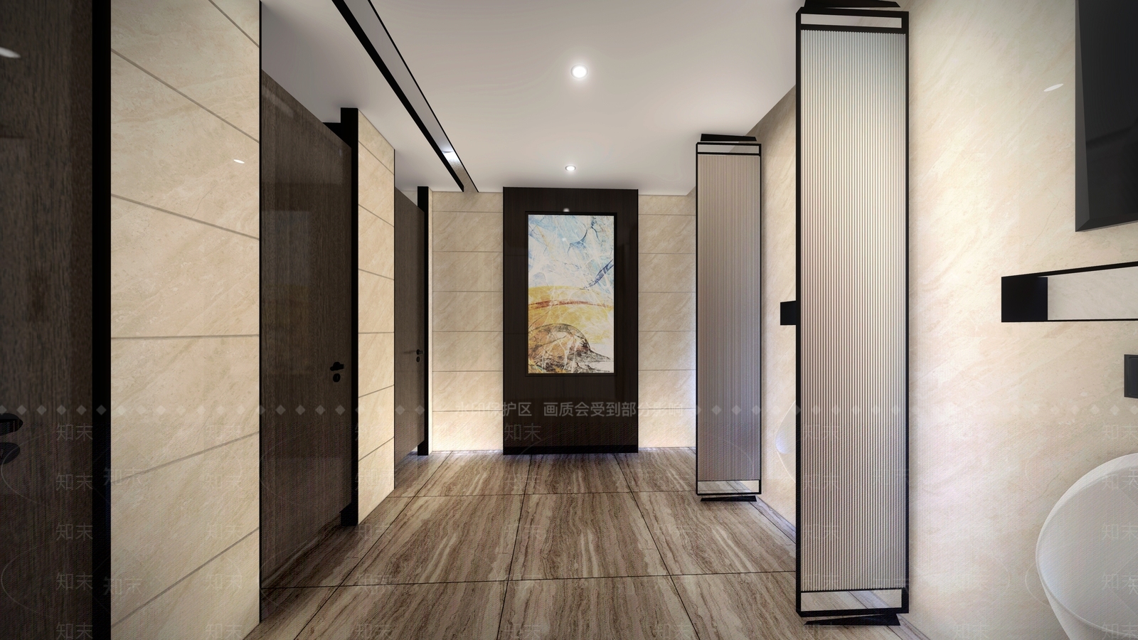 现代公共卫生间SU模型下载【ID:1133748794】
