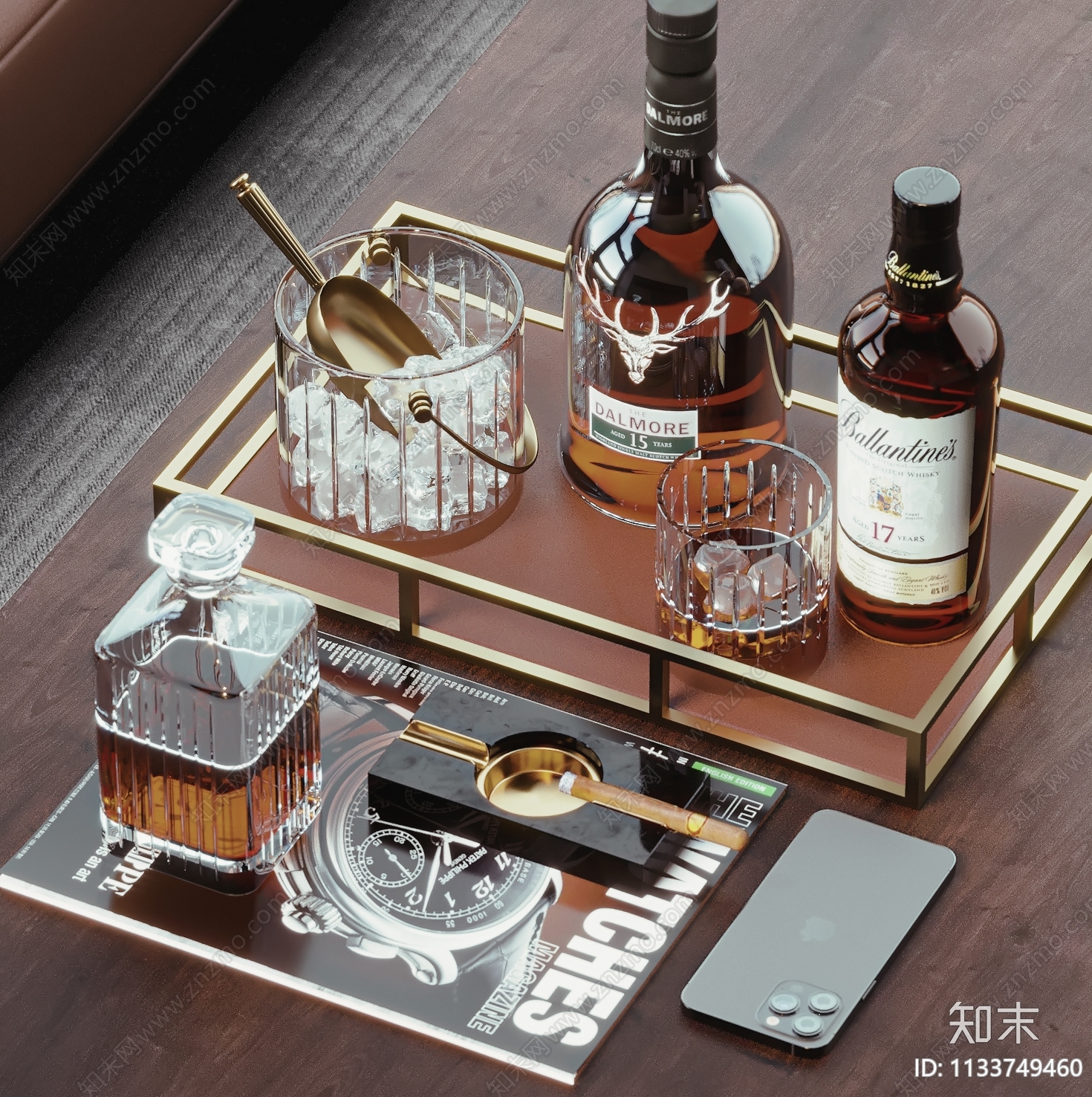 酒具用品3D模型下载【ID:1133749460】