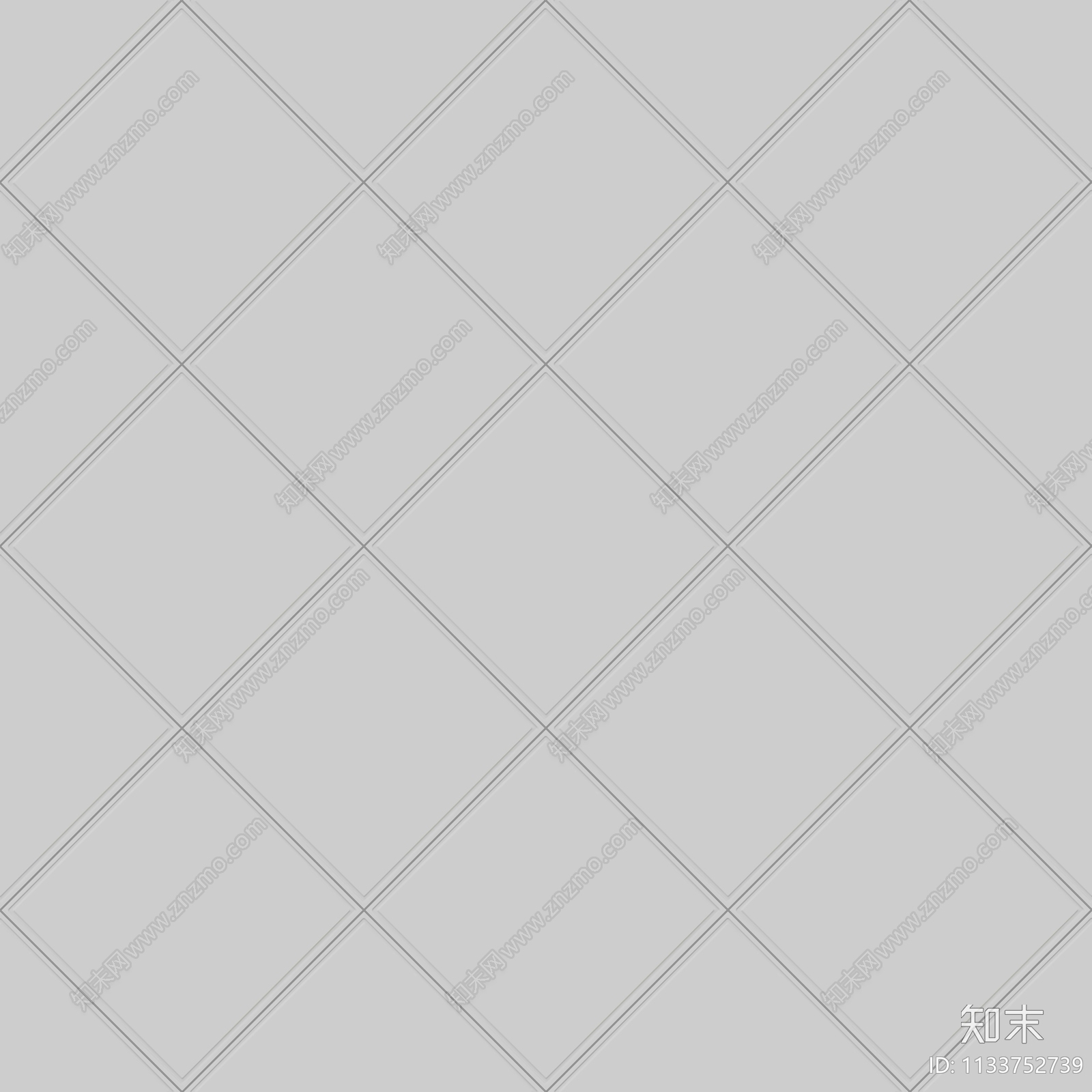 无缝菱形铝扣板集成吊顶贴图下载【ID:1133752739】