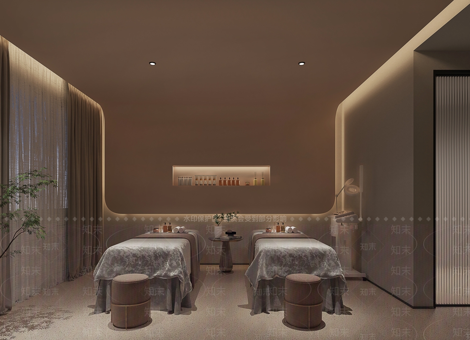 现代美容SPA店3D模型下载【ID:1133785235】