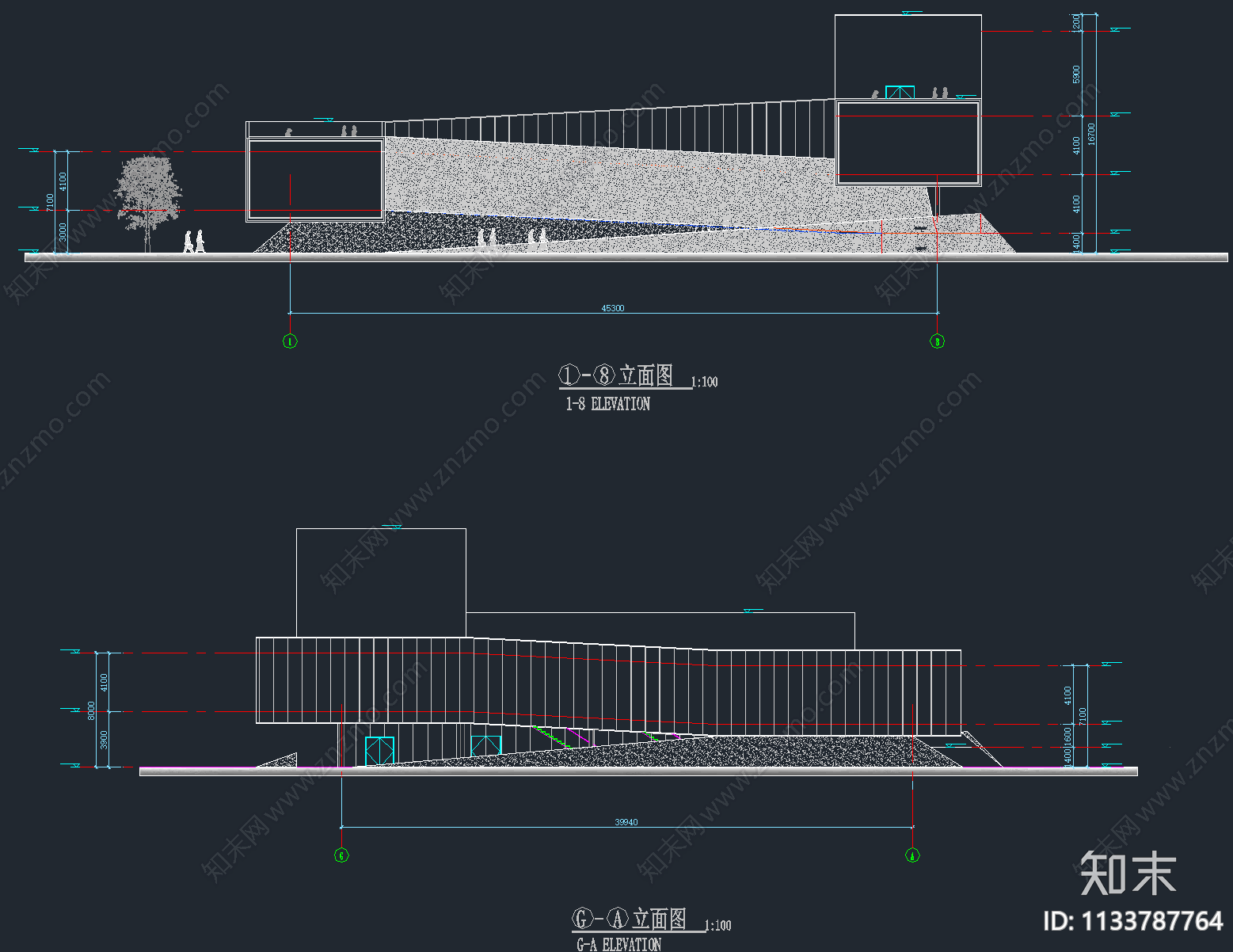 70套博物馆展览馆建筑cad施工图下载【ID:1133787764】