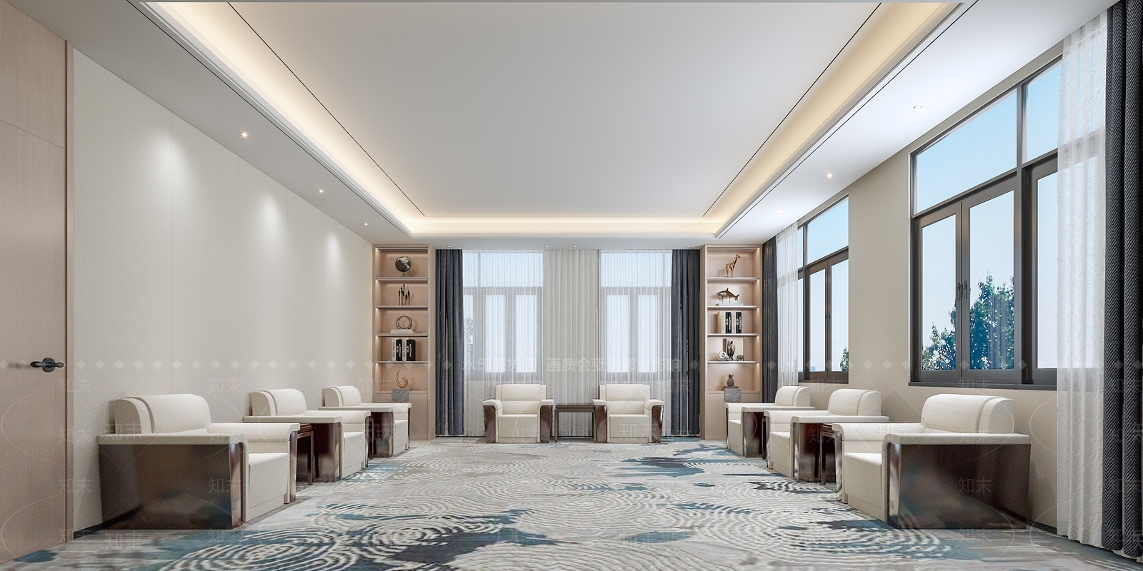 现代贵宾接待室3D模型下载【ID:1133799935】