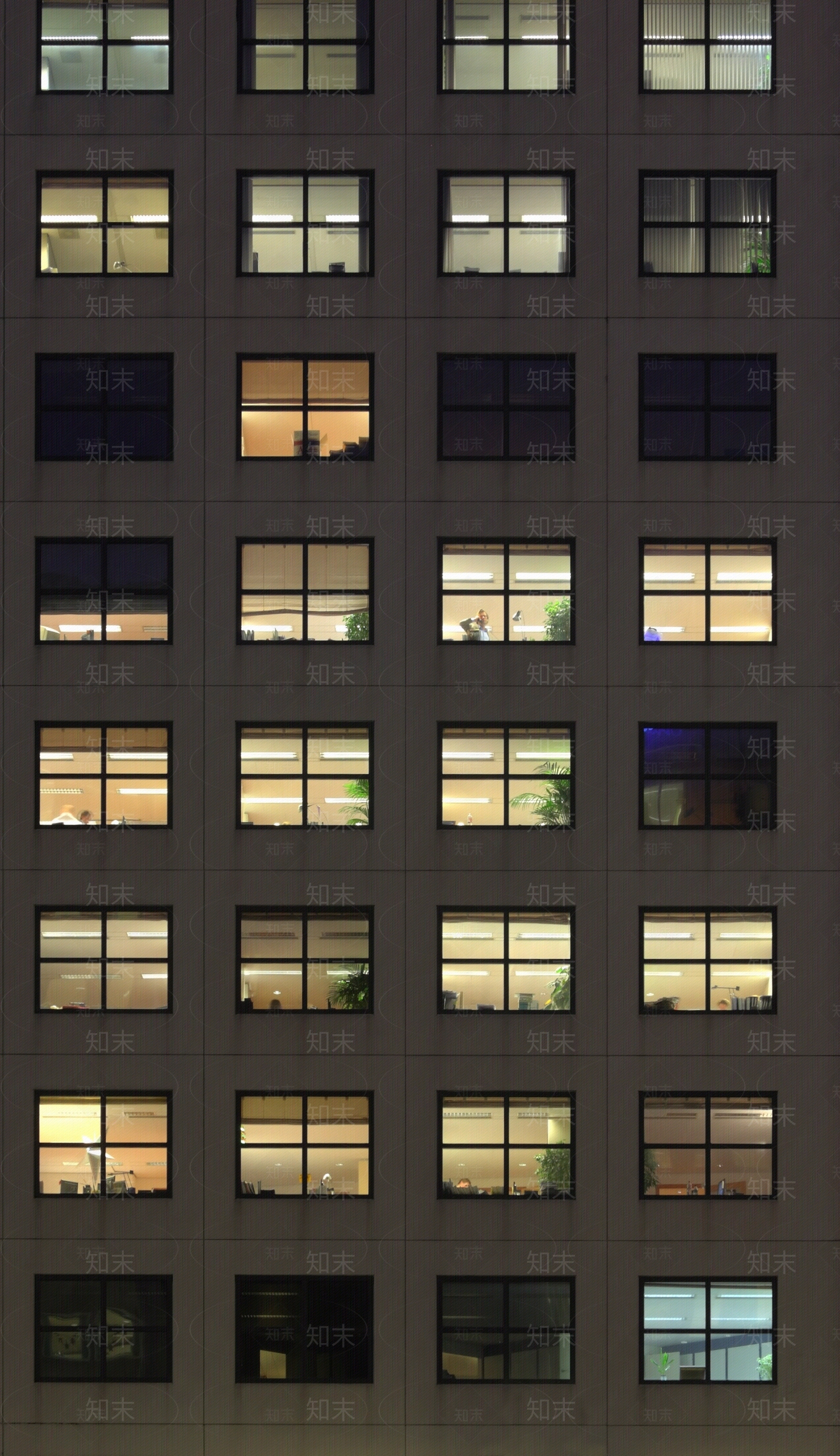 现代窗户夜景贴图下载【ID:1133807203】