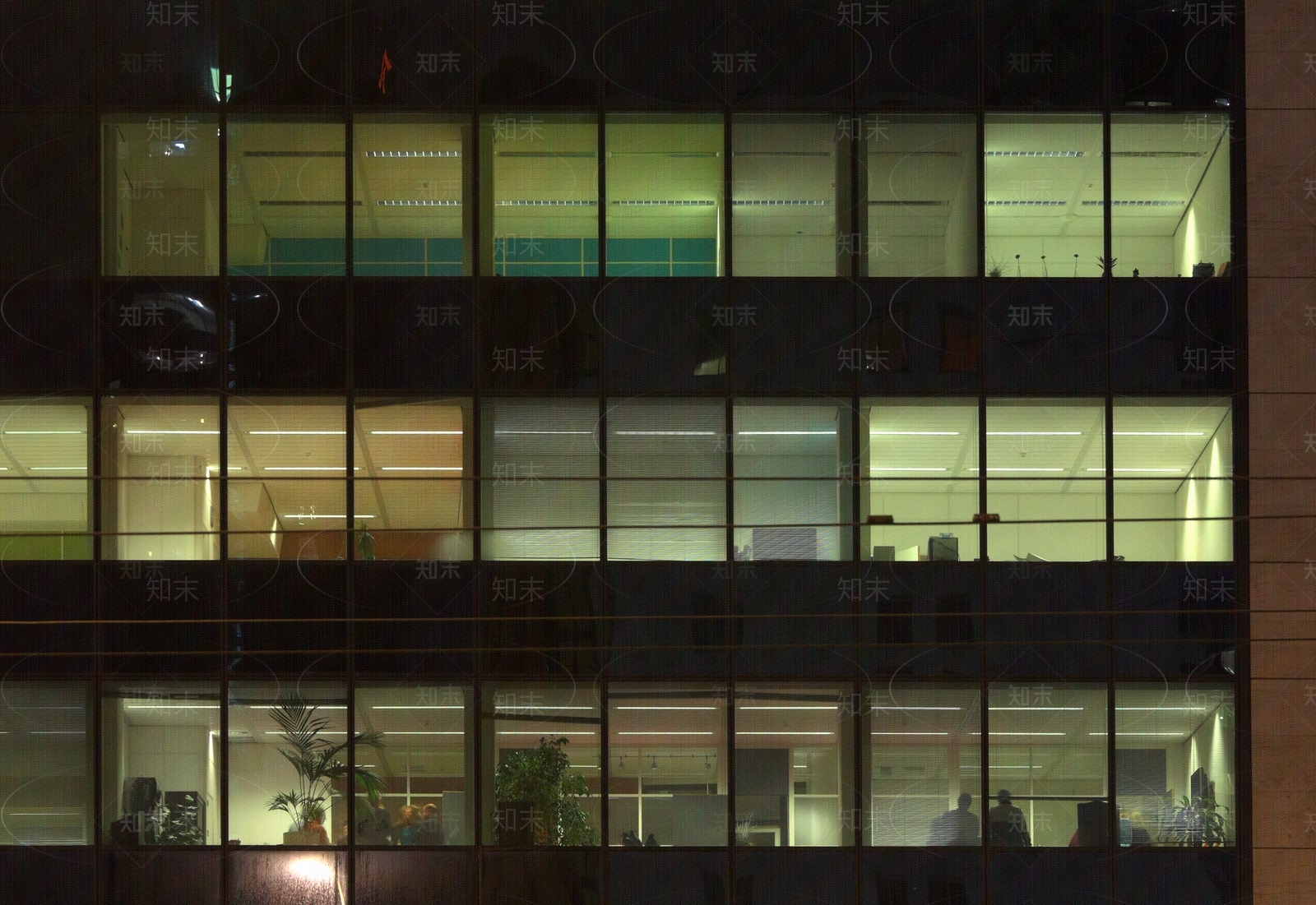 现代窗户夜景贴图下载【ID:1133807438】