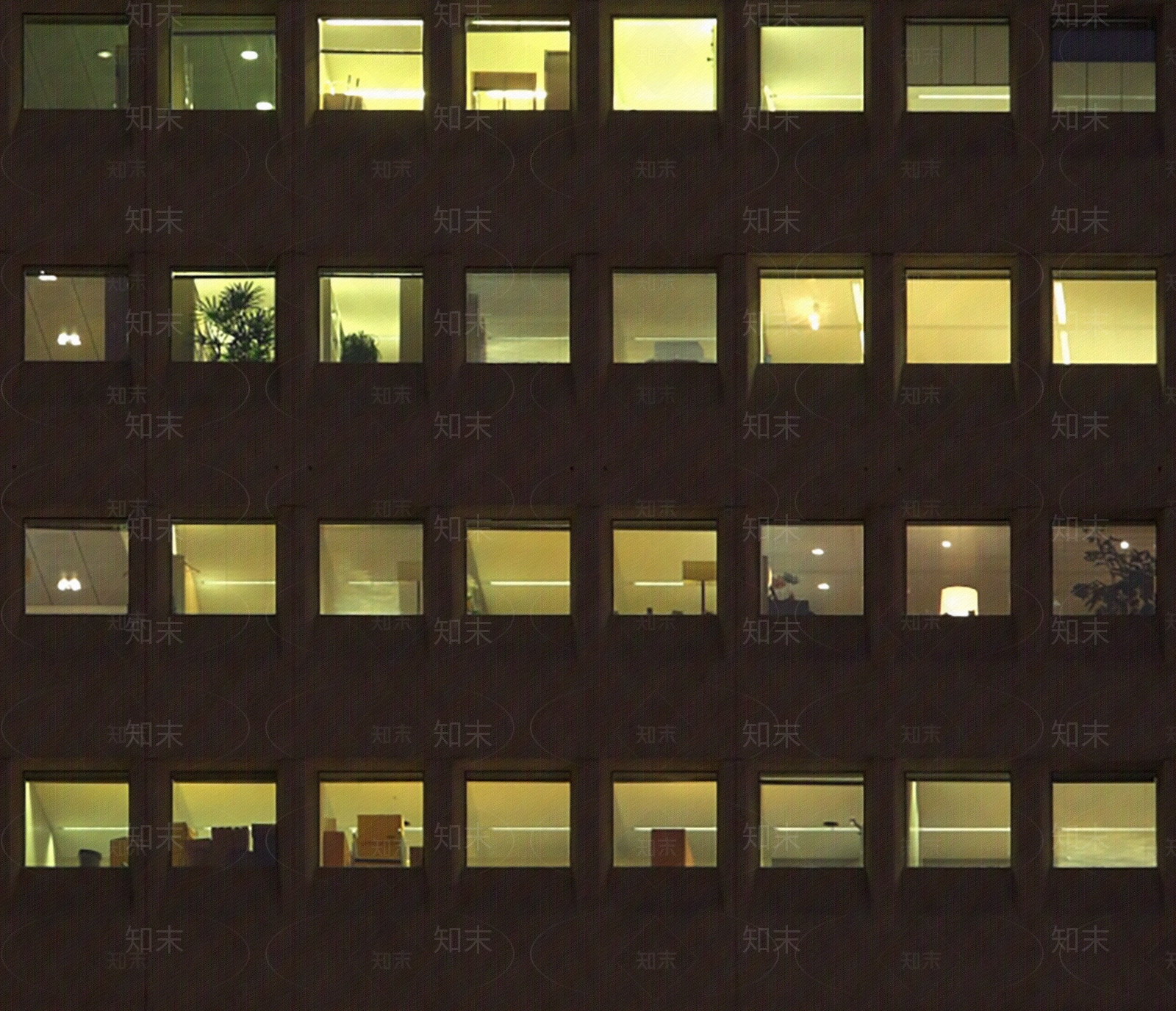 现代窗户夜景贴图下载【ID:1133808150】