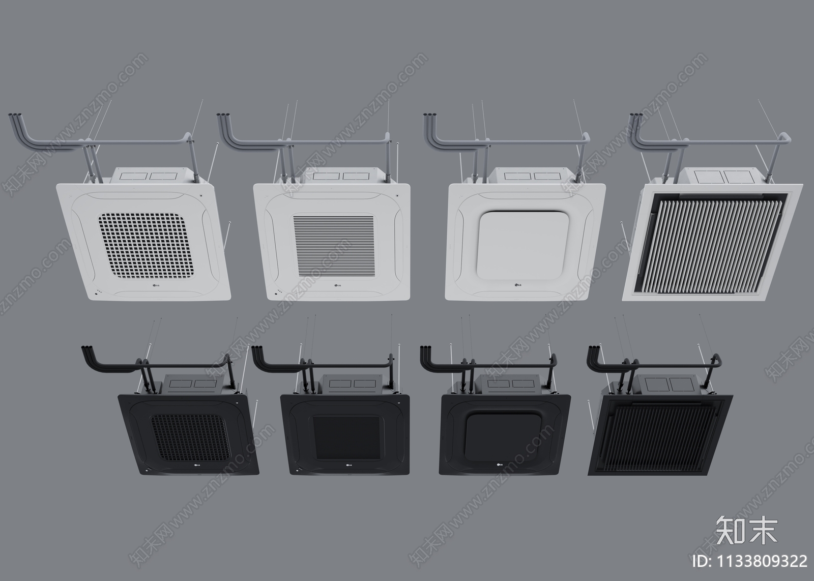 空调出风口3D模型下载【ID:1133809322】