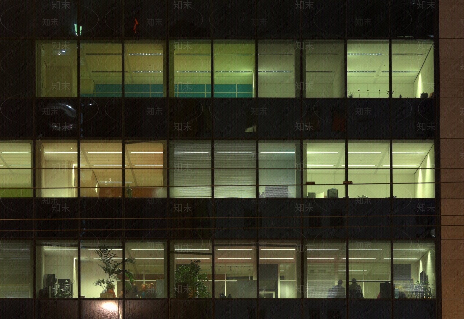 现代窗户夜景贴图下载【ID:1133811061】