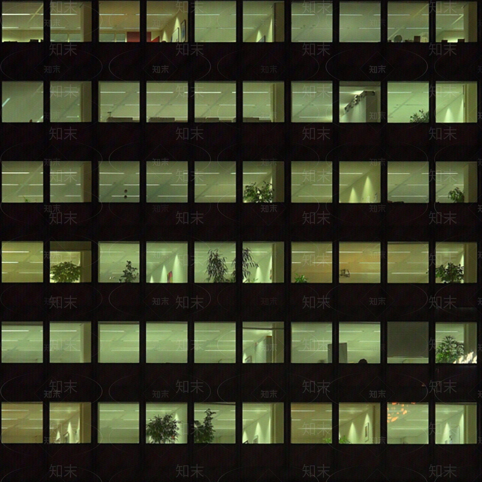 现代窗户夜景贴图下载【ID:1133811271】