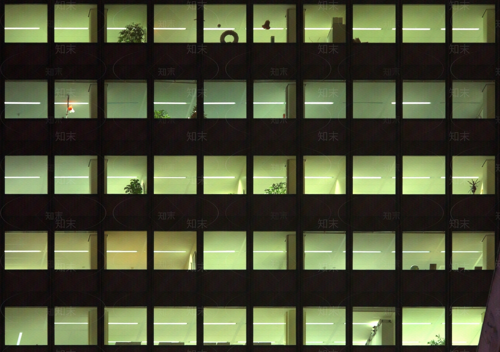 现代窗户夜景贴图下载【ID:1133811350】