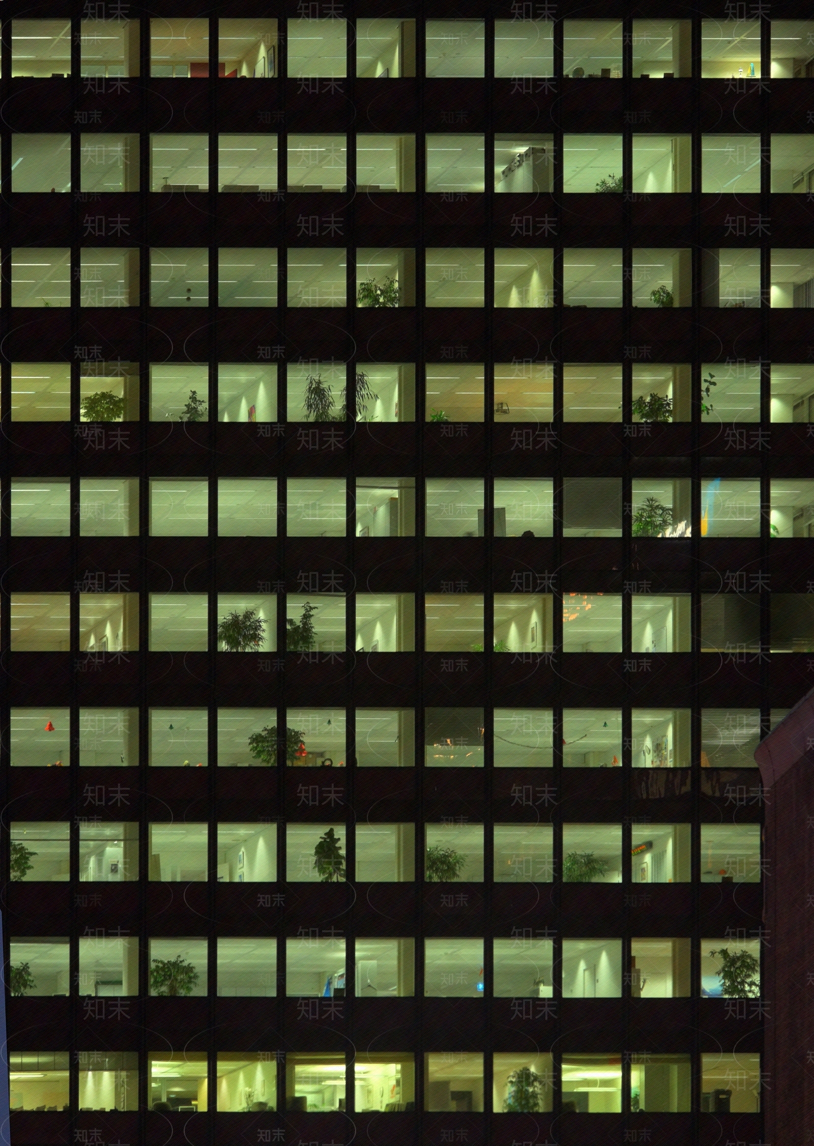 现代窗户夜景贴图下载【ID:1133811339】