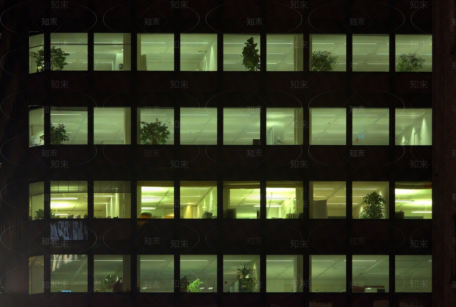 现代窗户夜景贴图下载【ID:1133811491】