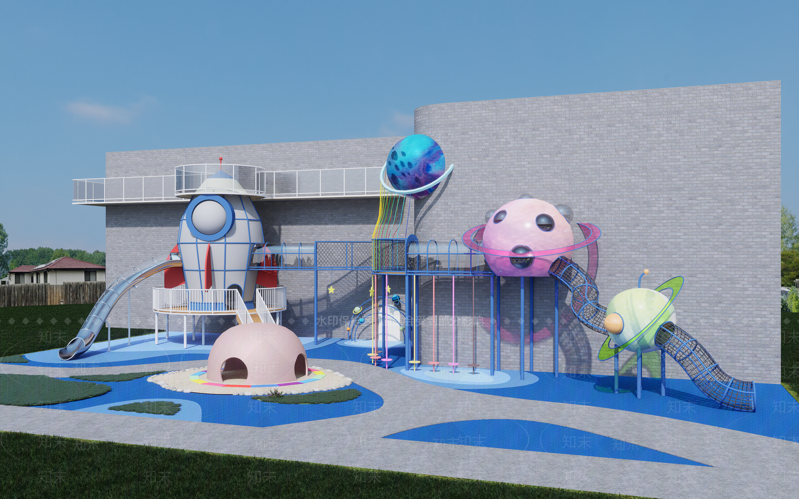 儿童娱乐器材3D模型下载【ID:1133812641】