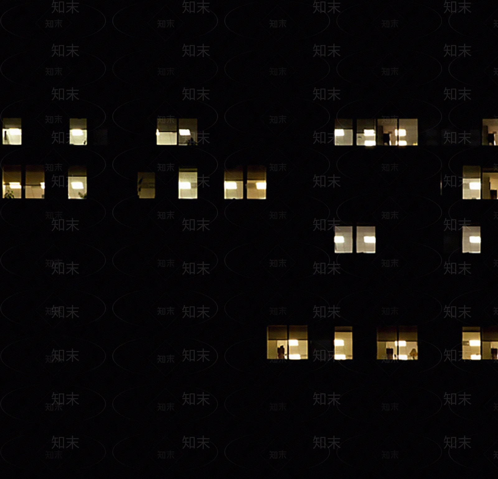 现代窗户夜景贴图下载【ID:1133813244】