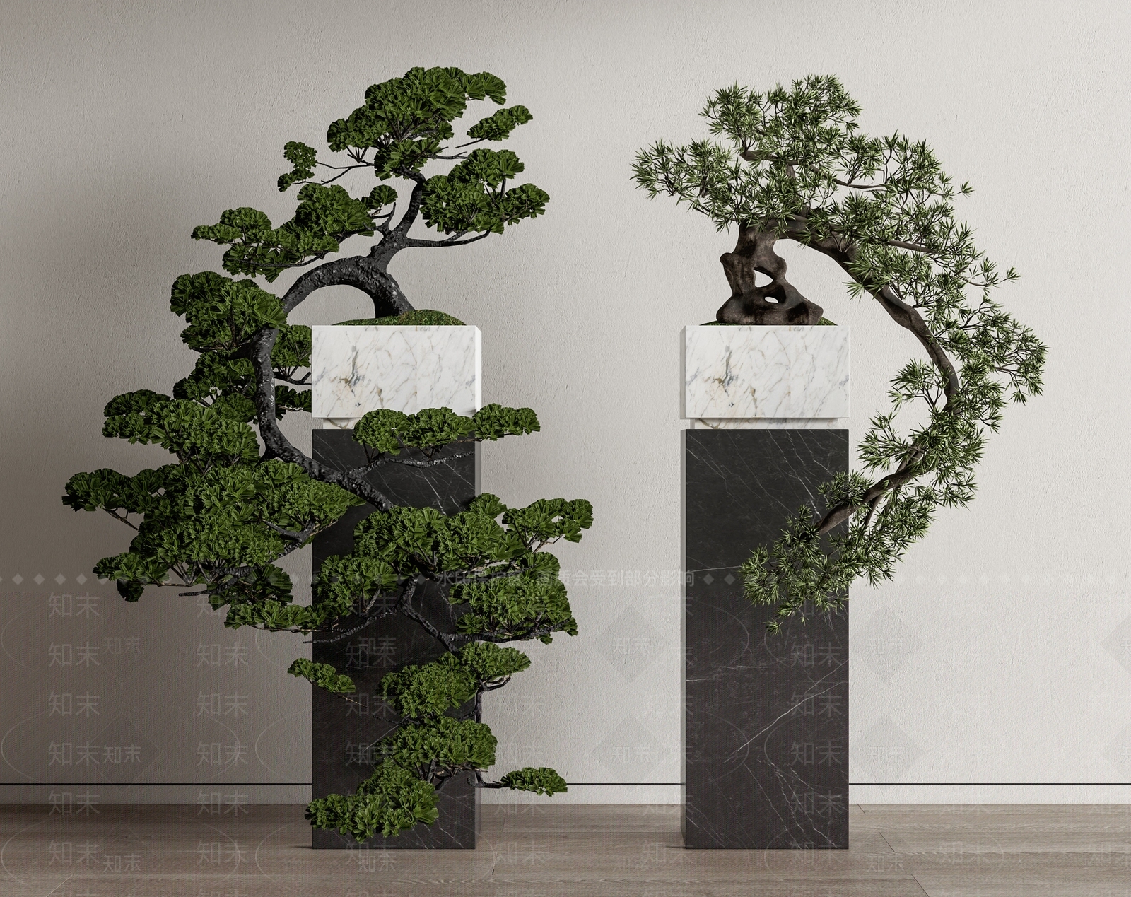 松树盆景SU模型下载【ID:1133815460】