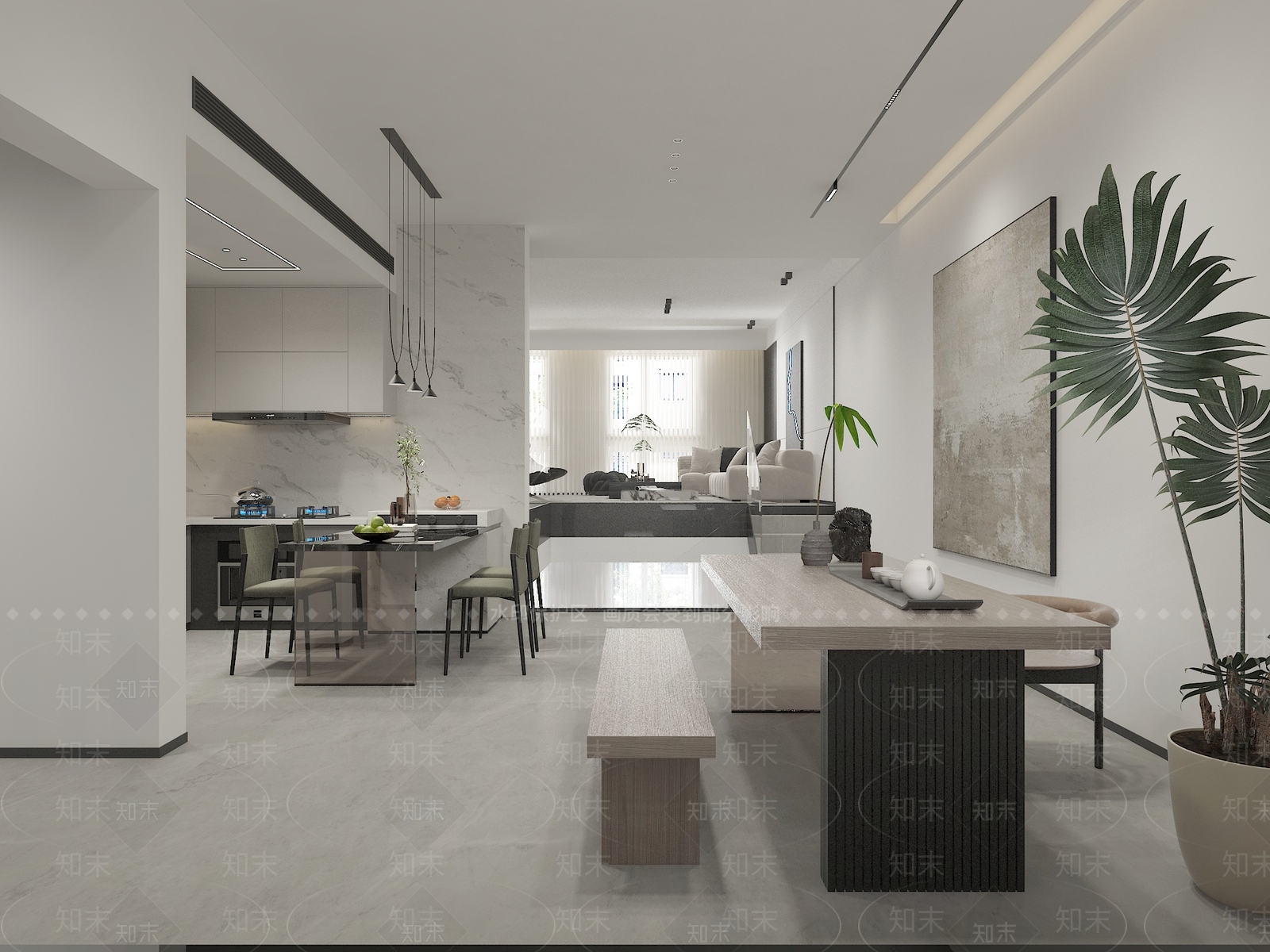 现代单身公寓3D模型下载【ID:1133963488】