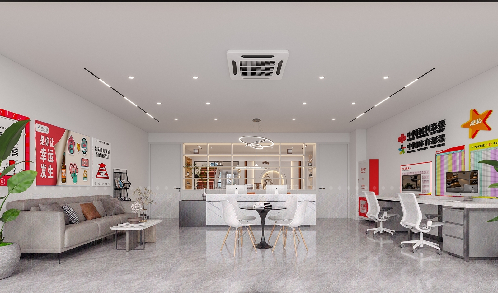现代彩票店3D模型下载【ID:1133825672】