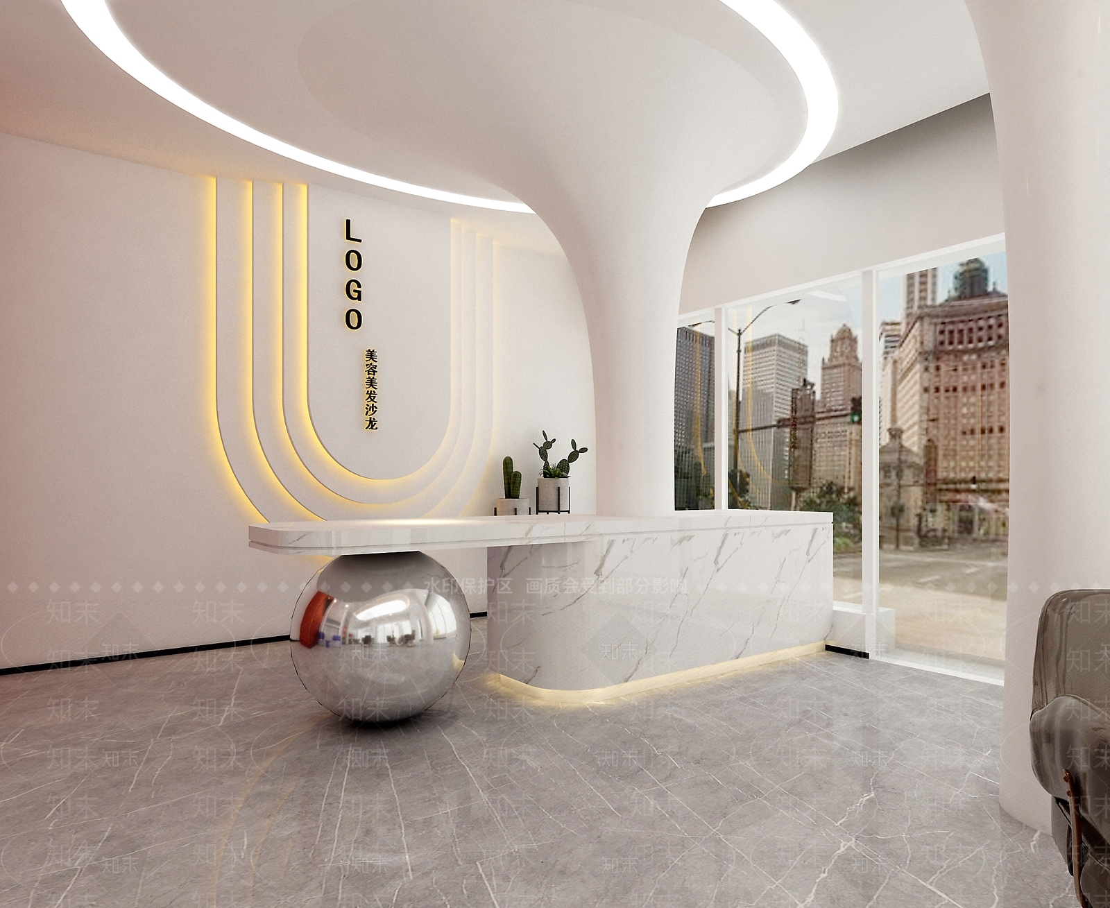 现代理发店3D模型下载【ID:1133970565】