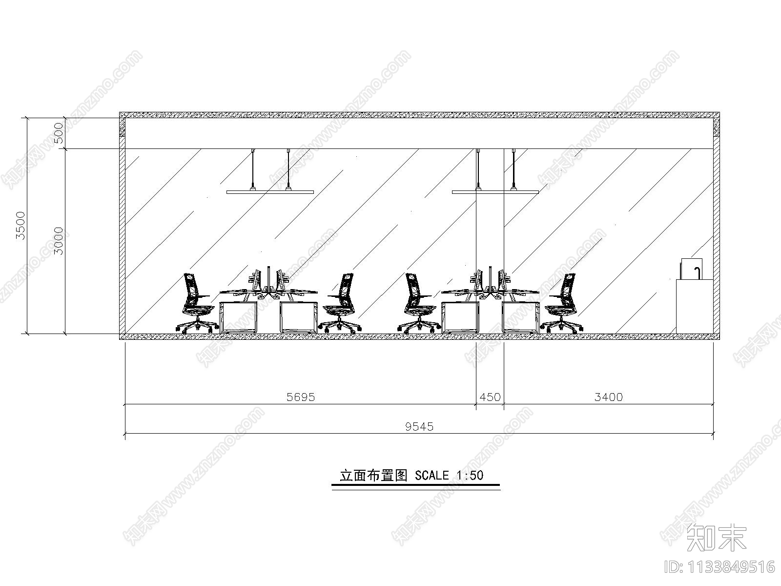 工作室cad施工图下载【ID:1133849516】