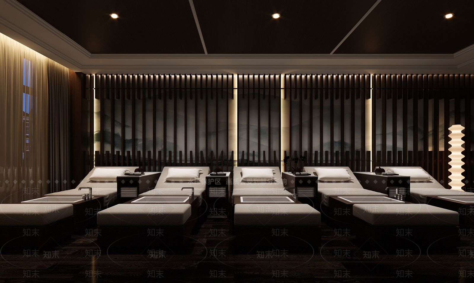 现代美容SPA店包间3D模型下载【ID:1133859217】
