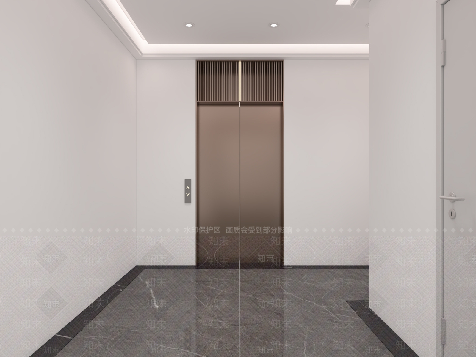 现代电梯间3D模型下载【ID:1133871801】