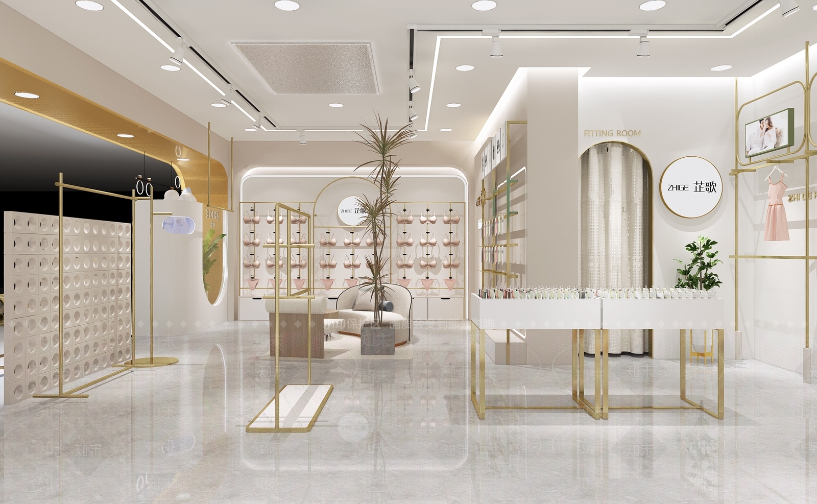 现代内衣店3D模型下载【ID:1133879297】