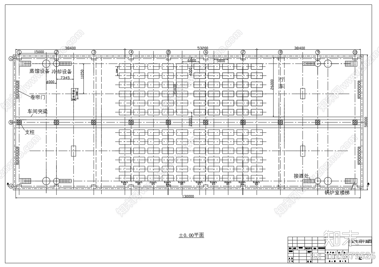 8000吨浓香型白酒厂车间工艺流程方框图带说明施工图下载【ID:1133879526】