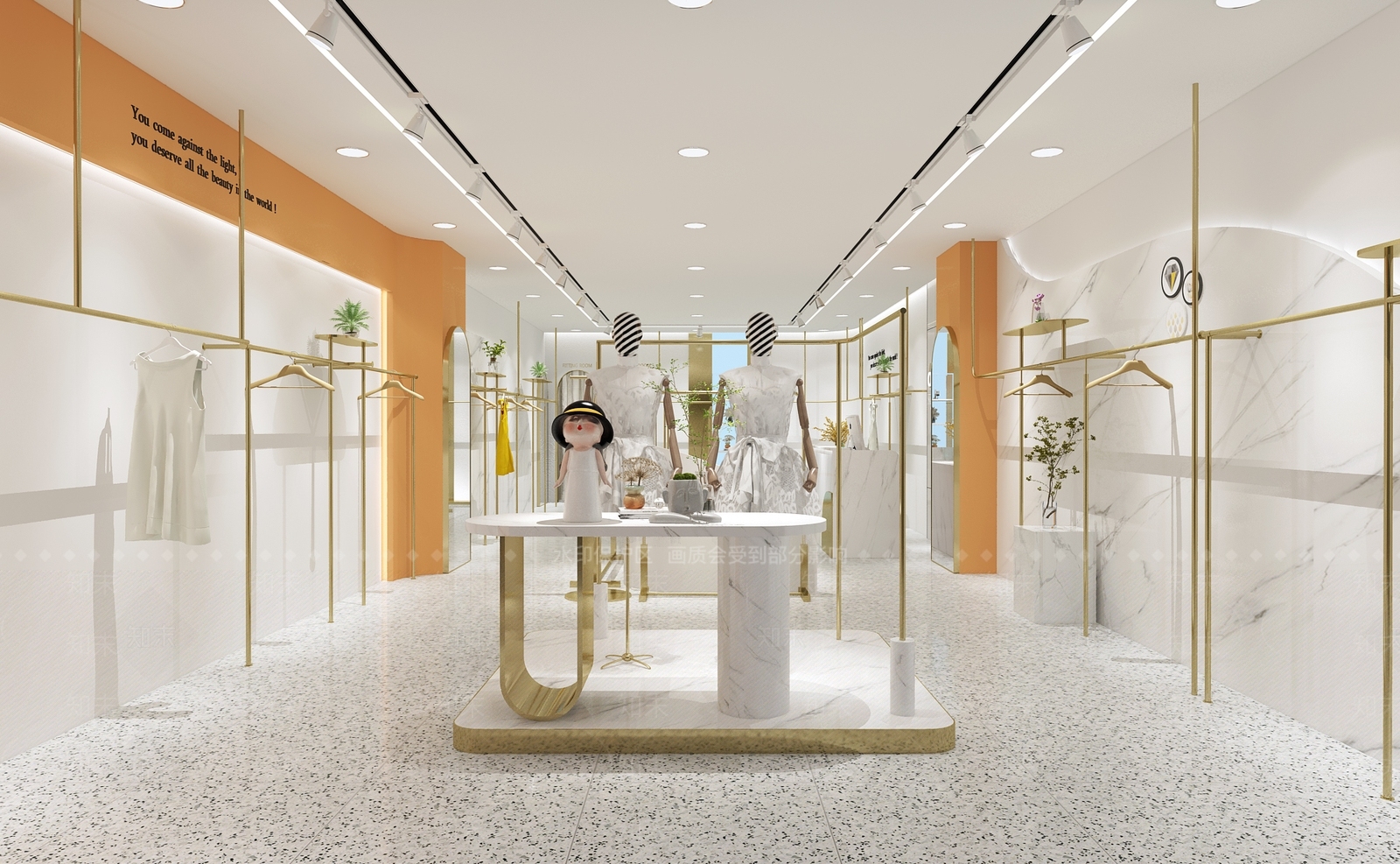 现代服装店3D模型下载【ID:1133880703】