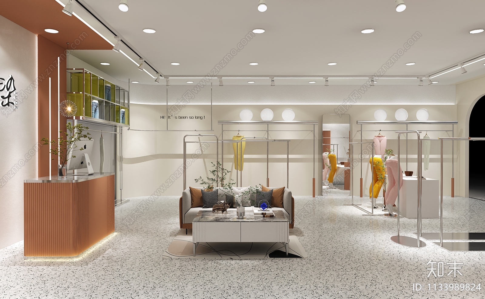 现代服装店3D模型下载【ID:1133989824】
